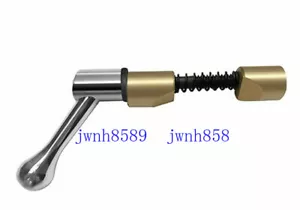 Bridgeport Milling Machine Quill Lock Bolt Handle 5/16 & Brass Sleeve Vertical - Bild 1 von 5