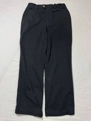 Pantalones chinos al tobillo blancos de algodón ciervo negros para mujer talla 8 pequeños Foto 1 de 4