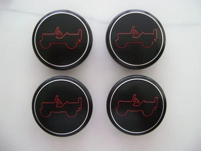 SET OF 4 JEEP WRANGLER JL GLADIATOR WHEEL CENTER CAP MOPAR GENUINE 6868550767AA - Image 1 of 4