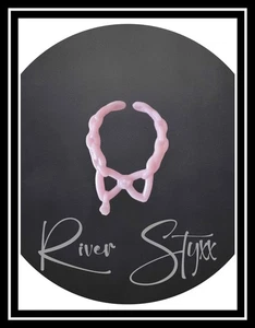 Monster High River Styxx Haunted Student Spirits Pink Chain Necklace - Picture 1 of 2