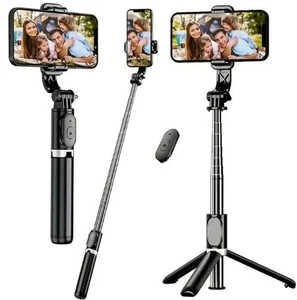Selfie Stick Tripod Remote Desktop Stand Cell Phone Holder For iPhone Samsung US - Picture 1 of 6