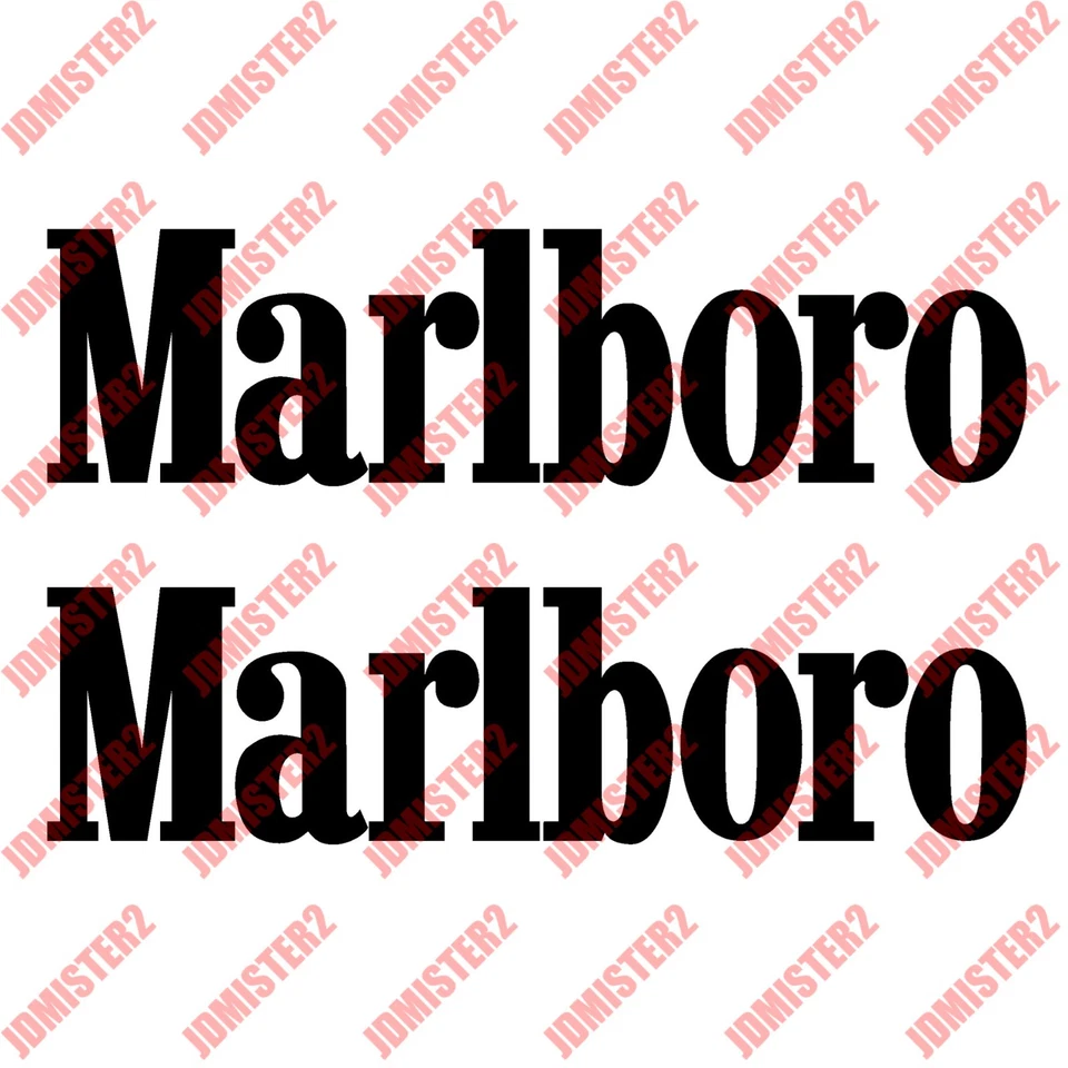 Marlboro Logo Decal Marlboro Vinyl Sticker Motorcycle Car Racing Decal- Any Size
