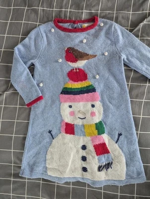 Boden snowman robin winter dress - Image 1 of 2