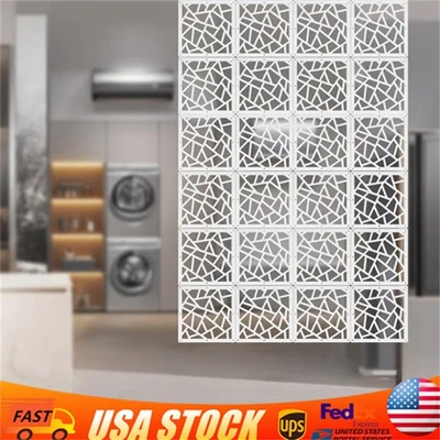 Paneles colgantes divisores de habitación 24 un. patrón de talla paneles colgantes oficina en casa Foto 1 de 4