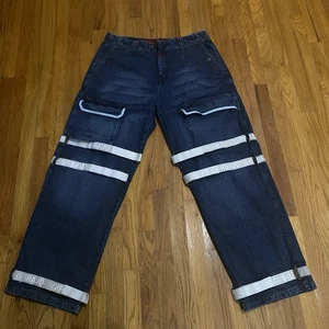 Vintage Marithe Francois Girbaud Y2K Denim Baggy Rare 3 Shuttle Tape Skater Jeans - Bild 1 von 18