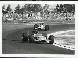 LOTUS 49B GRAHAM HILL 1968 MESSICO GRAN PREMIO GP FOTOGRAFIA D'EPOCA J STEWART #2 - Foto 1 di 4