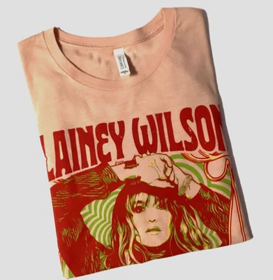 Camiseta Lainey Wilson Fondo Campana Música Country Gráfico XL 100% Algodón Melocotón Foto 1 de 4