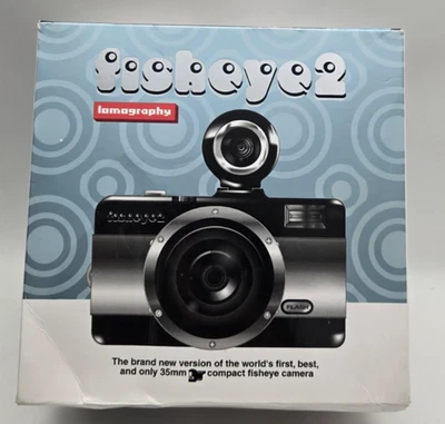 Lomography Fisheye No. 2 LOMO 35mm Compact Film Camera With Flash & Original Box - Image 1 of 4