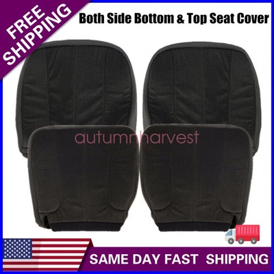Se adapta a Dodge Ram 1500 2500 SLT 2003 2004 2005 ambos lados cubierta de asiento de tela gris oscuro Foto 1 de 4
