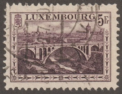 EDSROOM-20396 Luxemburgo 130 usado 1921 alto valor CV$9,50 Foto 1 de 2