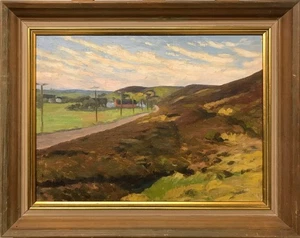 MOORLAND ROAD, original, signed oil painting - Picture 1 of 7