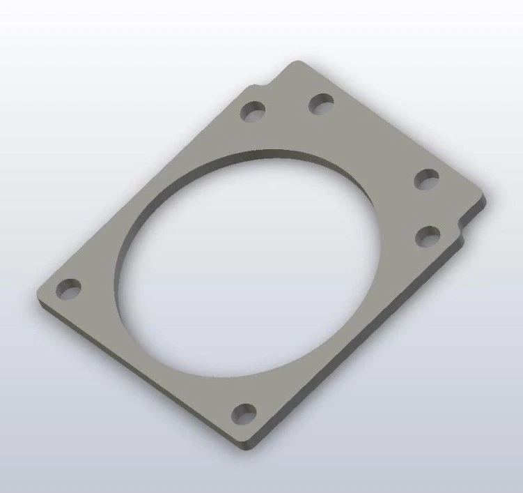 Motorola PM400, CM300, M1225, Heatsink 60mm Fan Bracket - Image 1 of 1