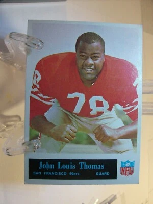 1965 Philadelphia Football #181 - John Thomas RC - San Francisco 49ers  65-034 - Image 1 of 2