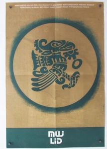 Vintage 1980's MUJ LID ( My People ) Mexican Art Museum / Exhibition Poster - Picture 1 of 3