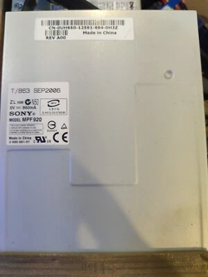 Sony 3.5" Internal Floppy Drive - MPF920 Black Bezel - Image 1 of 3