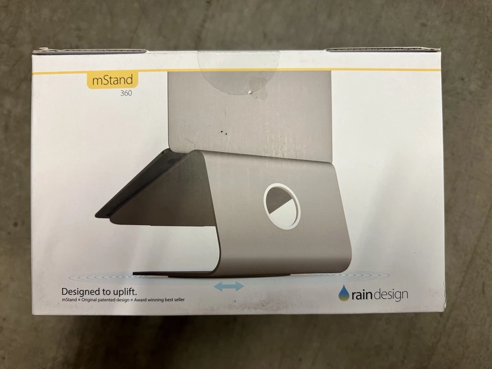 Rain Design Mstand360 Laptop Stand With Swivel Base Space Gray 10074