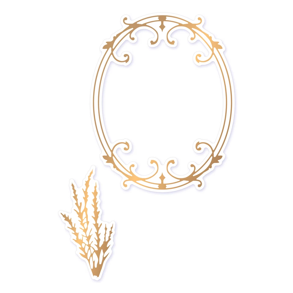 Couture Creations Wrought Iron Frame Cut and Create Die Set  2pc : Lavender Love - image 1 of 1