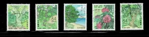 Japan 2022 National Afforestation (Shiga) 84Y Complete Used Set Sc# 4589-4593 - Picture 1 of 1