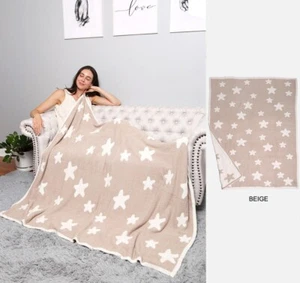 ComfyLuxe Star Pattern Throw Blanket - Picture 1 of 5