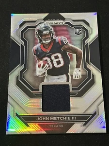 2022 Panini Prizm Football #PJ-JM John Metchie III Premier Jerseys Silver Patch - Picture 1 of 2