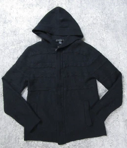 Joe's  Sweater Womens XS Full Zip Hoodie Black Long Sleeve Activewear Casual - Picture 1 of 11