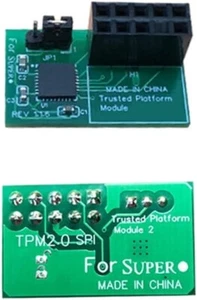 10Pin SPI TPM 2.0 Modul Trusted Platform für SuperMicro AOM-TPM-9670H-s - Bild 1 von 3