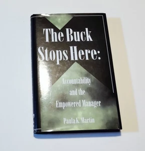 Buck Stops Here Accountability & Empowered Manager Paula K Martin HCwDJ 1995 EXC - Picture 1 of 10