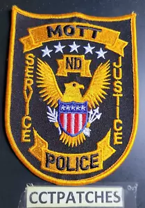 MOTT, NORTH DAKOTA POLIZEI SCHULTERAUFNÄHER ND - Bild 1 von 2