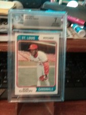 1974 Topps Bob Gibson HOF #350 BVG 7 NEAR MINT St. Louis Cardinals