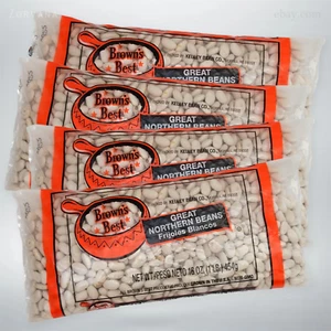 4 x Brown's Best Great Northern White Beans - Frijoles Blancos | Exp April 2026 - Picture 1 of 3