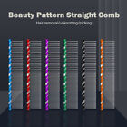 Pet Dog Comb Bright Multi-Colored Stripe Grooming Comb For Dog Cat Barber Tool
