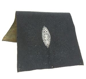 Genuine Stingray Skin Unpolished Rectangle Piece Leather Hide Craft Supply
