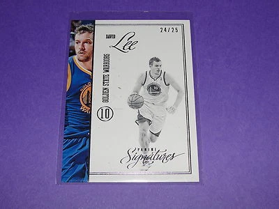2012-13 Panini Signatures DAVID LEE #358 SP #/25 Golden State WARRIORS - Florida - Image 1 of 2