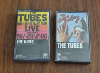 Vintage The Tubes Music Cassette Tapes 1980's A&M CS-3161 & CS-6003 LOT - Imagem 1 de 4