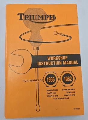 1956 年凯旋车间说明书编号 17 型号 1956 - 62 Tiger 100 — 第 1/4 张图片