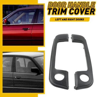 Cubierta de manija de puerta exterior derecha pasajero delantero para BMW E36 E34 318i M3 sin sello Foto 1 de 4