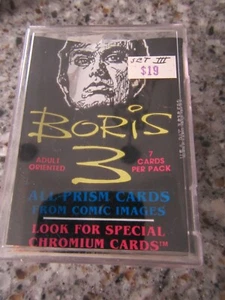 Set 38-72 BORIS 3 CARTAS 1993 Imágenes de Cómic Vallejo 3 Tarjetas Coleccionables Todo Prisma Base - Imagen 1 de 2