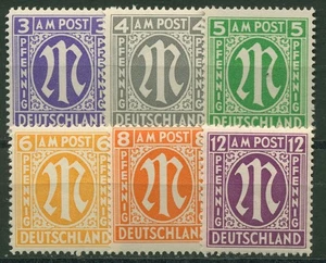 Bizone 1945 AM-POST Englischer Druck 10/15 postfrisch - Picture 1 of 1