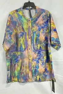 Lululemon Men Multicolor Abstract Water-Repellent Hiking Shirt Size Large NWT - Picture 1 of 7