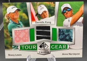 2024 SP Game Used Golf LEWIS / KANG / NORDQVIST Tour Gear Trios Relic #TG3-LKN - Picture 1 of 3