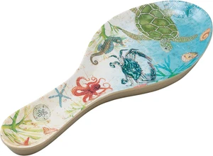 Sea Life Melamine Spoon Rest, 9.625 Inch, Multicolor - Picture 1 of 12