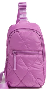Vera Bradley Essential Sling Backpack-Iris Orchid - Picture 1 of 5