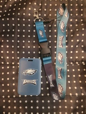 Philadelphia Eagles NFL Lanyard Keychain & ID Holder  - Image 1 of 2