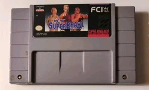 WCW SuperBrawl Wrestling Super Nintendo, 1994 SNES Cartridge - Picture 1 of 2
