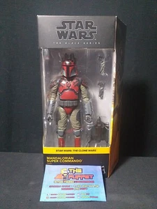 HASBRO BLACK SERIES - STAR WARS The Clone Wars - MANDALORIAN SUPER COMMANDO -... - Foto 1 di 7