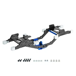 NexxSpeed Aluminum/ Carbon Fiber Conversion Chassis Kit (BLUE) - FMS FCX24 - Picture 1 of 4