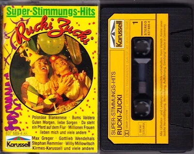MC Rucki Zucki - Super-Stimmungs-Hits - Karussell - Musikkassette - Bild 1 von 3
