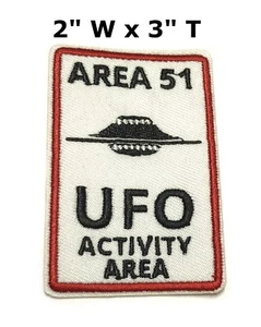 Xfiles I Want To Believe Aliens Vintage Retro Style Iron on Patch Applique 1990s - Picture 1 of 12
