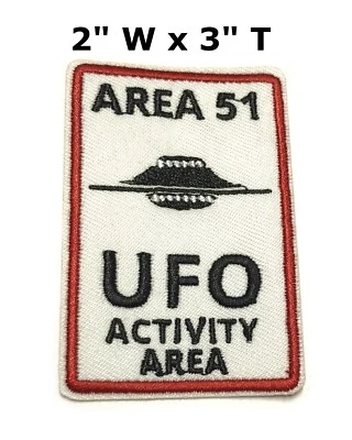 Xfiles I Want To Believe Aliens Vintage Retro Style Iron on Patch Applique 1990s - Image 1 of 4