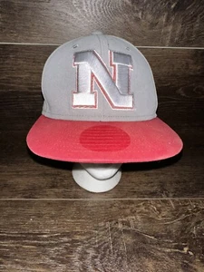 Nebraska Cornhuskers Huskers Fitted Hat Cap Size 7 1/4 Gray New Era 59Fifty - Picture 1 of 9